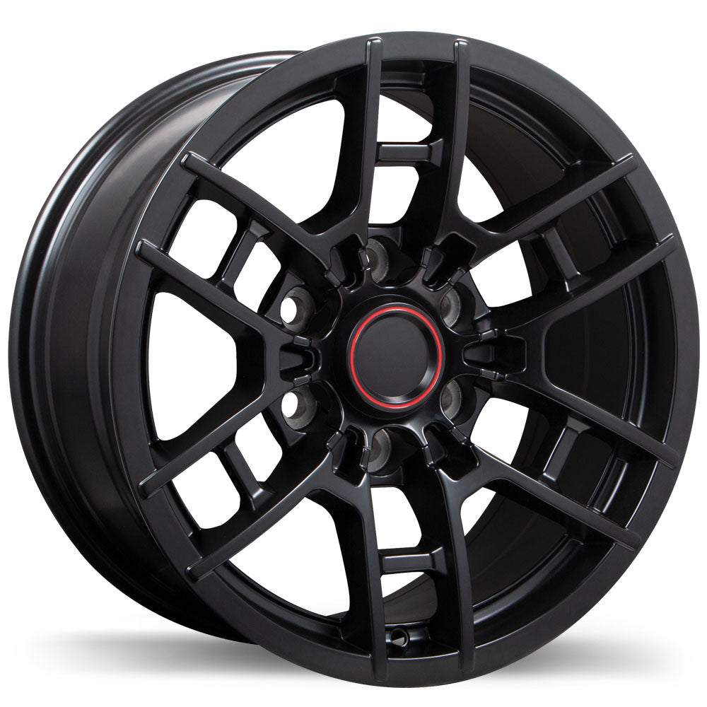 REPLIKA R258 17X8.0 6X139.7MM +5 106.1 SATIN BLACK