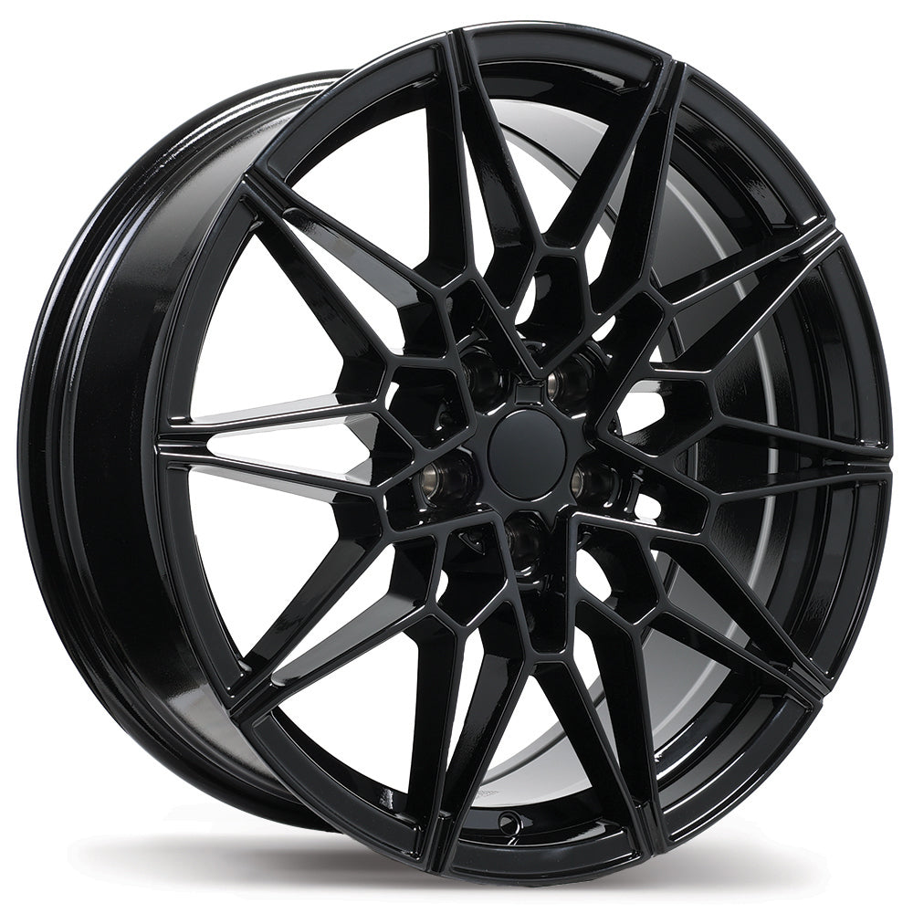 Replika R266 19x8.0 5x112mm +25 66.6 Gloss Black