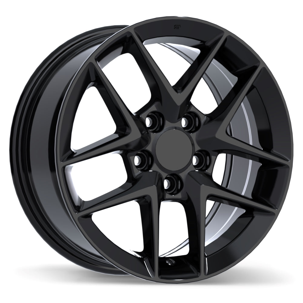 Replika R267 16x7.0 5x114.3mm +45 64.1 Gloss Black