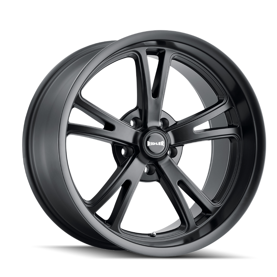 RIDLER 606 20x9 5x115  18 72.62 MATTE BLACK - TheWheelShop.ca