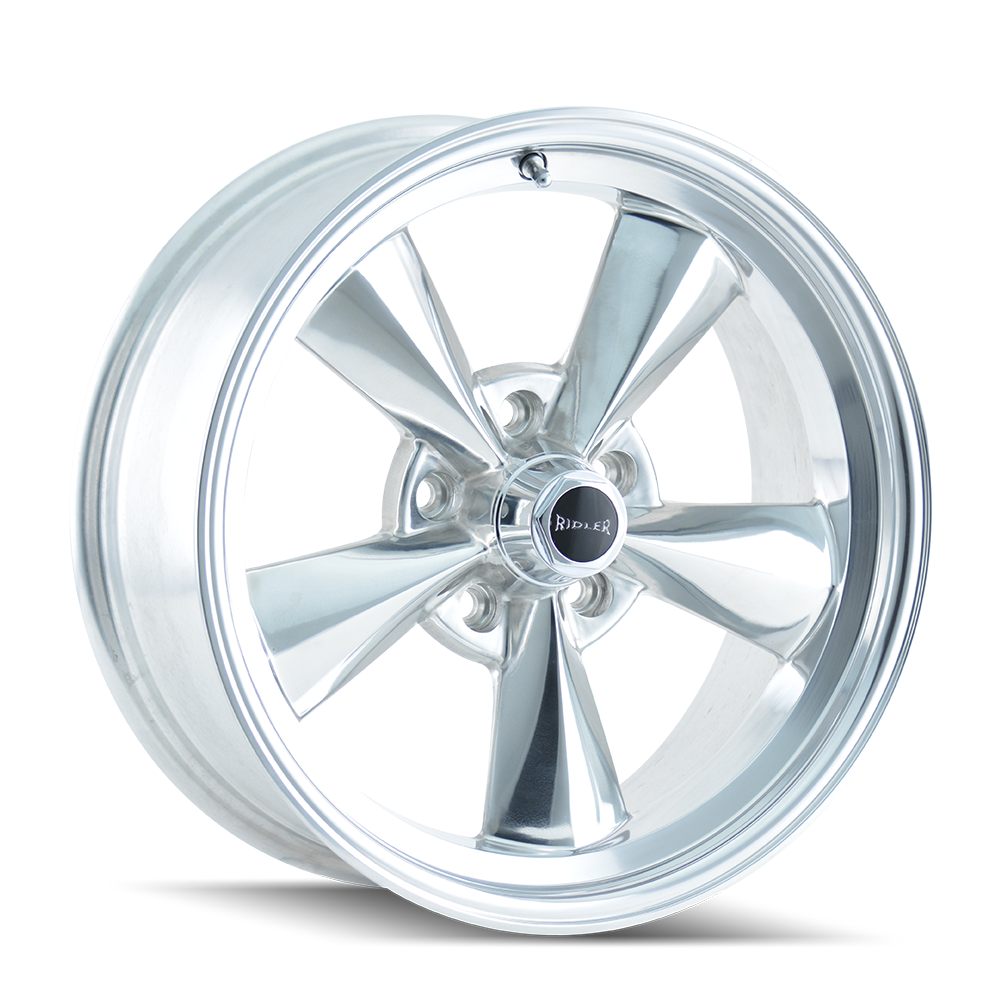 RIDLER 675 15x8 5x120.65  -12 83.82 POLISHED - TheWheelShop.ca