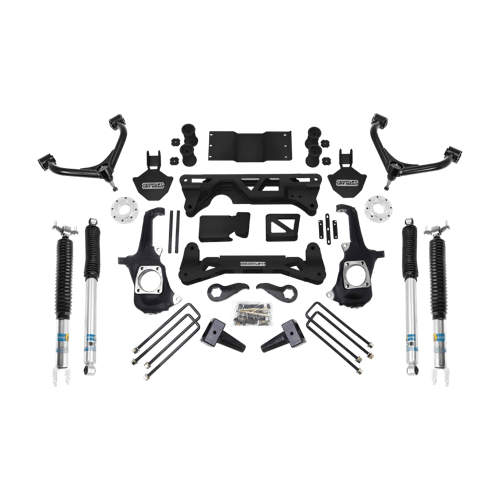 READYLIFT SUSPENSION 7-8'' LIFT KIT W BILSTEN SHK-CHEV/GMC