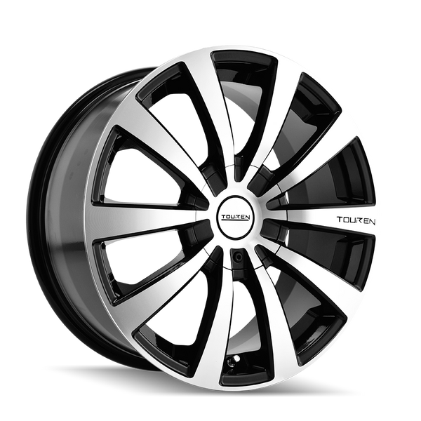 Touren Tr3 3130 17x7 5x100 5x114.3 40 72.62 Black / machined