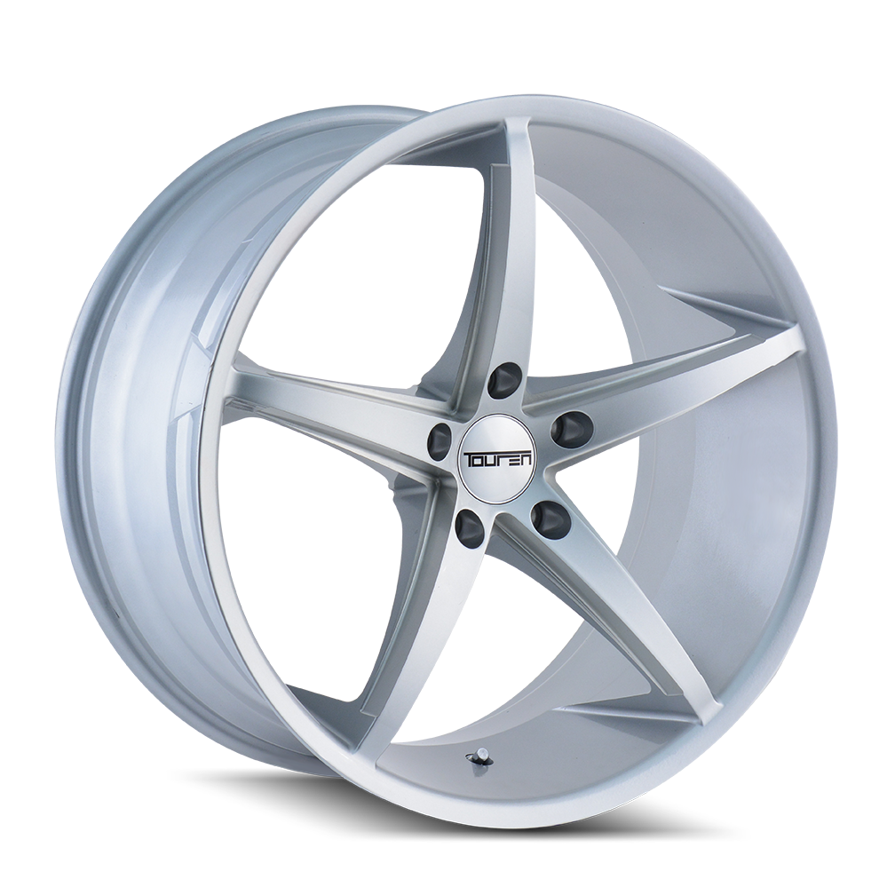 TOUREN TR70 3270 20x8.5 5x112  30 66.56 SILVER/MILLED SPOKES - TheWheelShop.ca