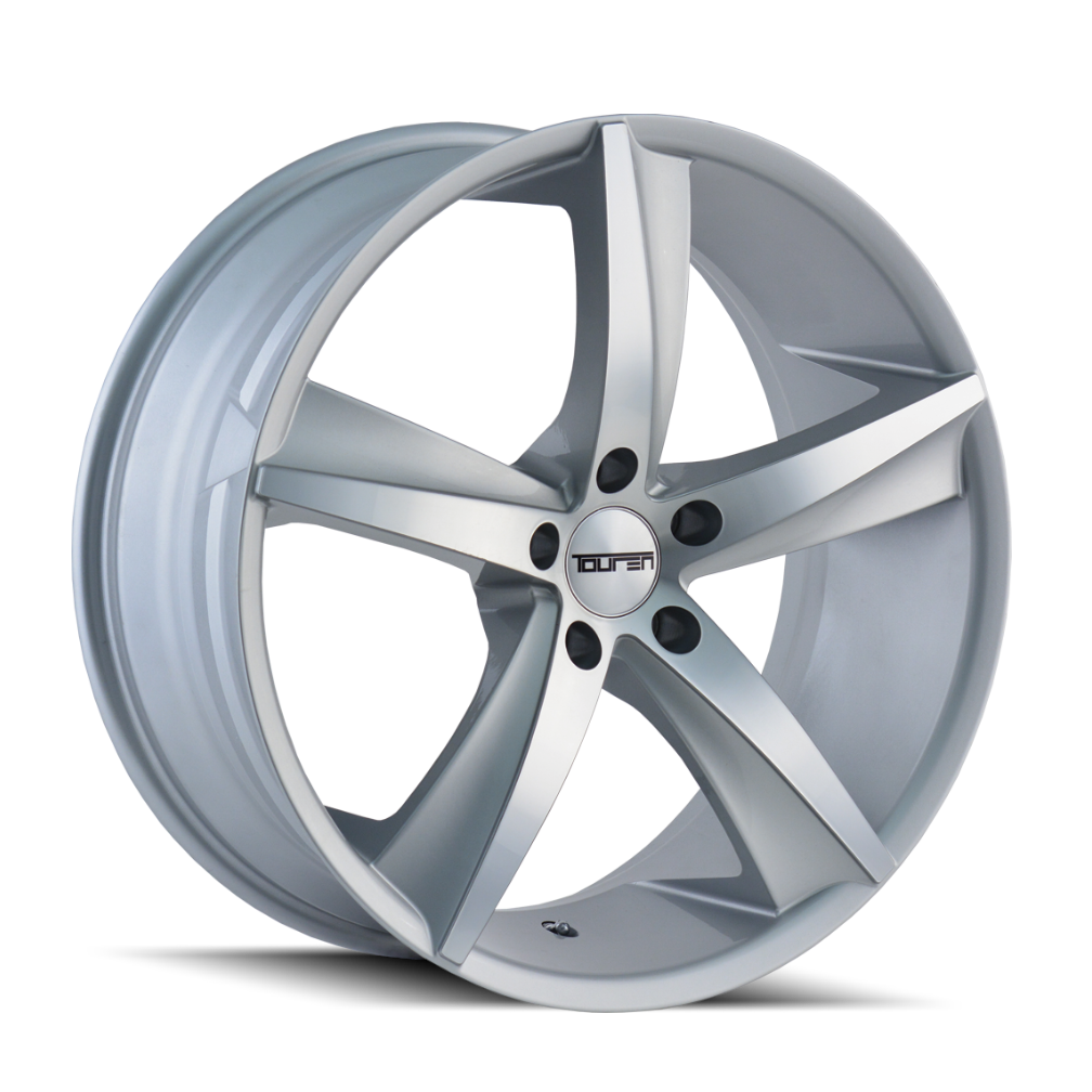 TOUREN TR72 3272 20x8.5 5x112  30 66.56 GLOSS SILVER/MACHINED FACE - TheWheelShop.ca