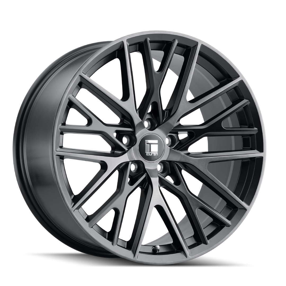 TOUREN TR91 3291 20x10.5 5x112  40 66.56 BRUSHED MATTE BLACK W/ DARK TINT - TheWheelShop.ca
