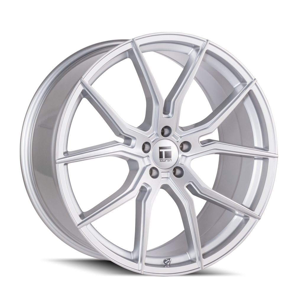 TOUREN TF01 3501 22x10.5 5x114.3  45 72.62 BRUSHED SILVER - TheWheelShop.ca