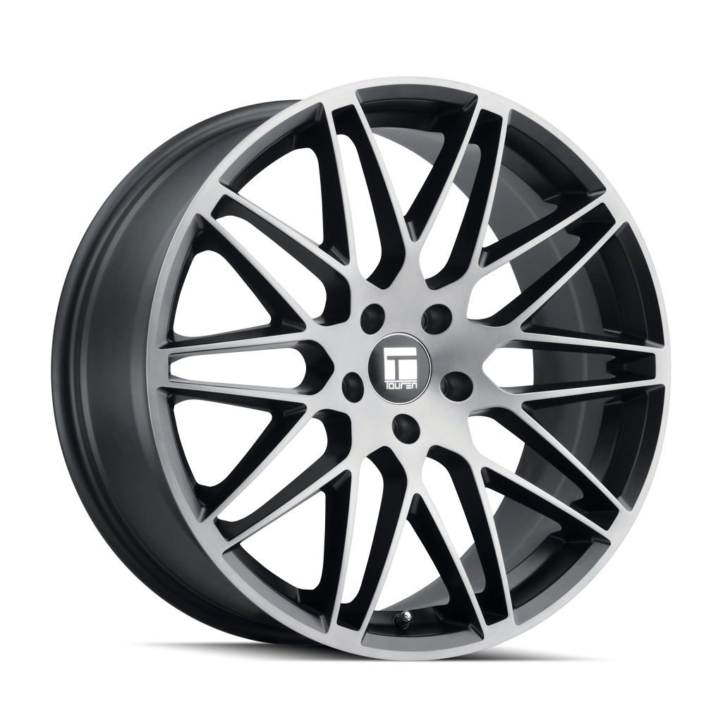 TOUREN TR75 3275 18x8 5x120  40 72.56 BRUSHED MATTE BLACK W/ DARK TINT - TheWheelShop.ca