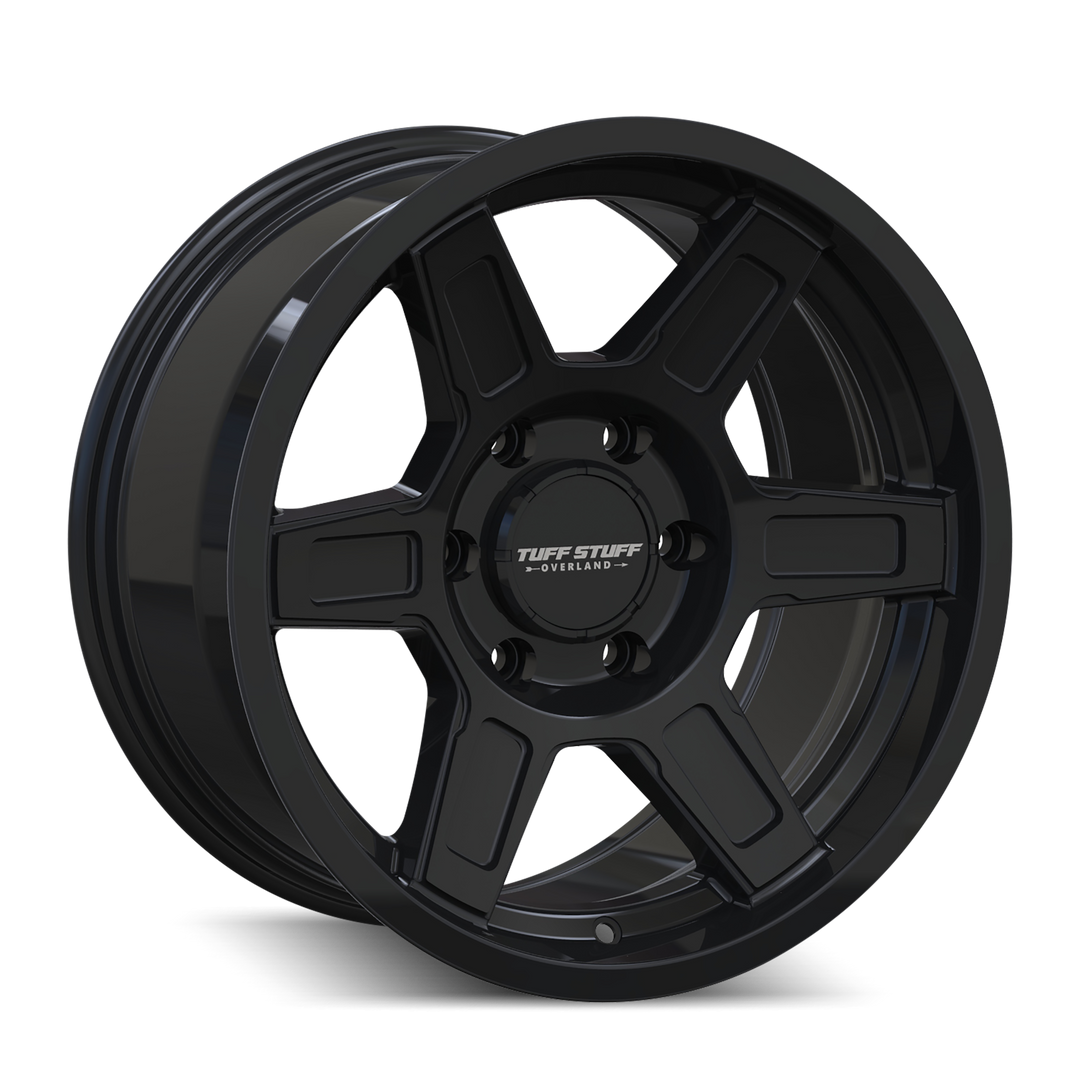 Tuff Stuff Overland Ascent TS01 17x8.5 6x135 0 87.1 Gloss Black
