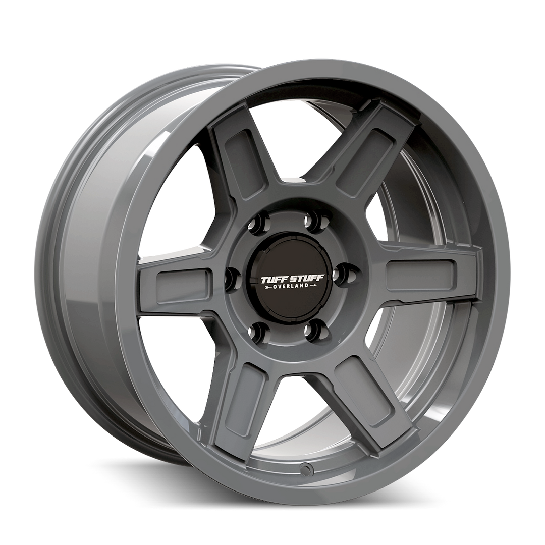 Tuff Stuff Overland Ascent TS01 17x8.5 5x127 0 71.5 Gloss Grey