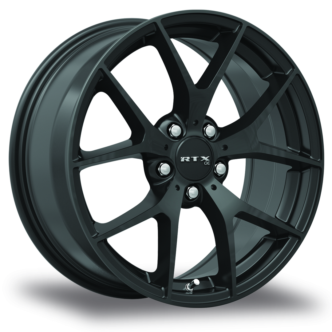 RTX ARROW 18X8 5X112 45 66.6 SATIN BLACK - TheWheelShop.ca