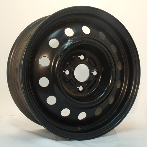 RT STEEL WHEEL 15X6 4X100 45 56.1 BLACK - TheWheelShop.ca