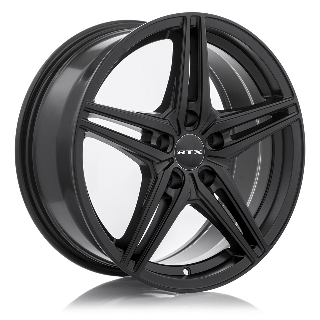 RTX BERN 18X8 5X112 42 66.6 SATIN BLACK - TheWheelShop.ca