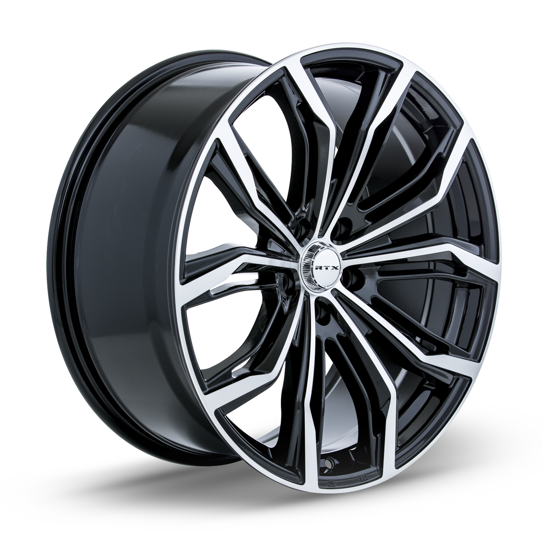RTX BLACK WIDOW 17X7.5 5X115 42 70.3 BLACK MACHINED