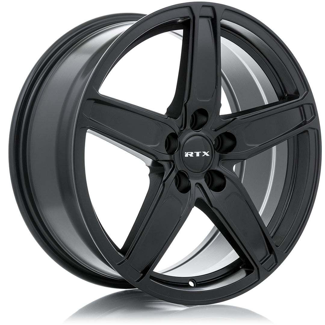 RTX FROST 17X7 5X115 40 70.3 SATIN BLACK - TheWheelShop.ca