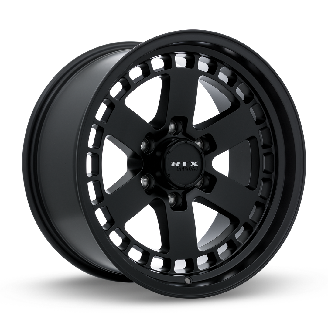 RTX Offroad Ozark 17x9 6x114.3 0 66.1 Satin Black