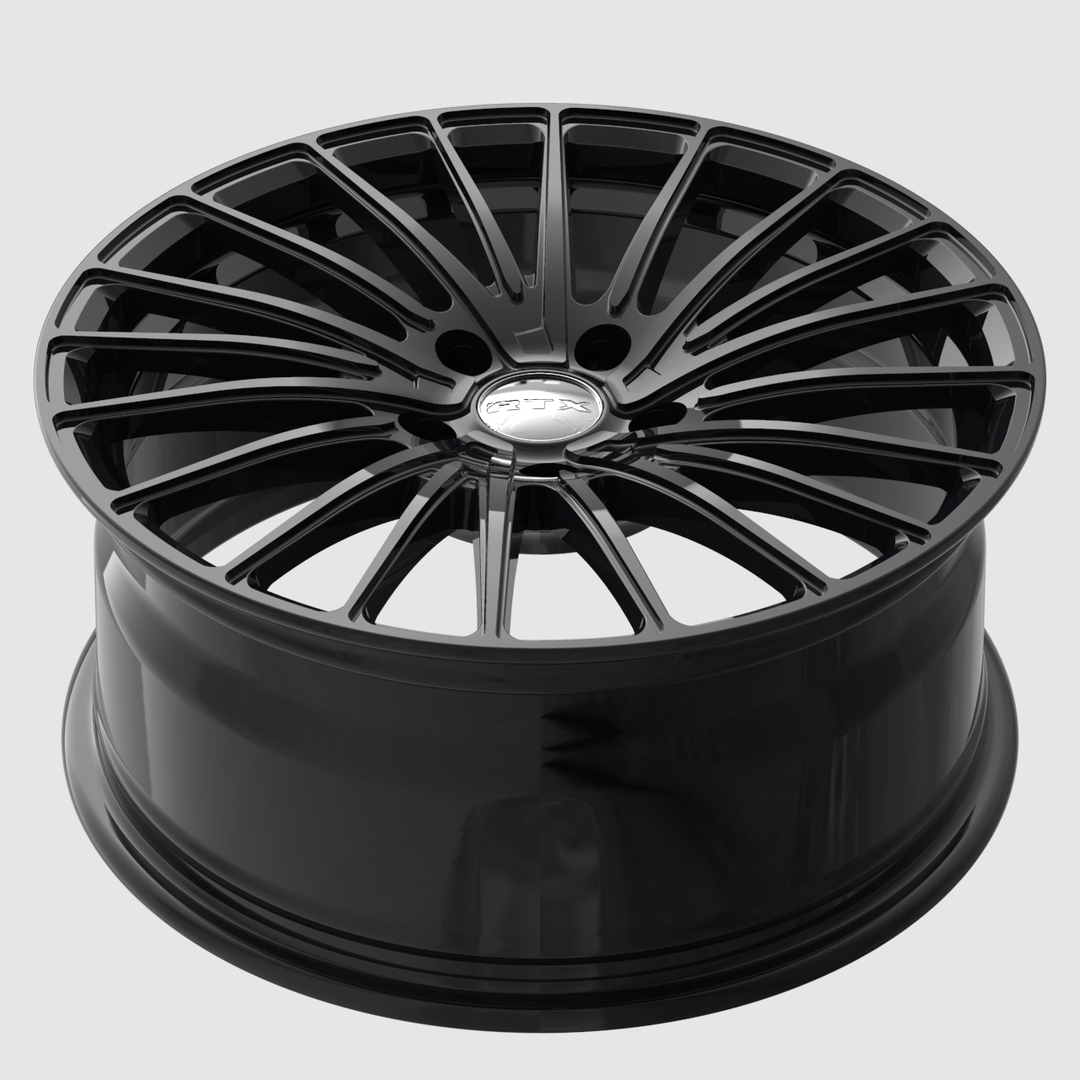 RTX POLAR 18X8 5X114.3 40 73.1 GLOSS BLACK