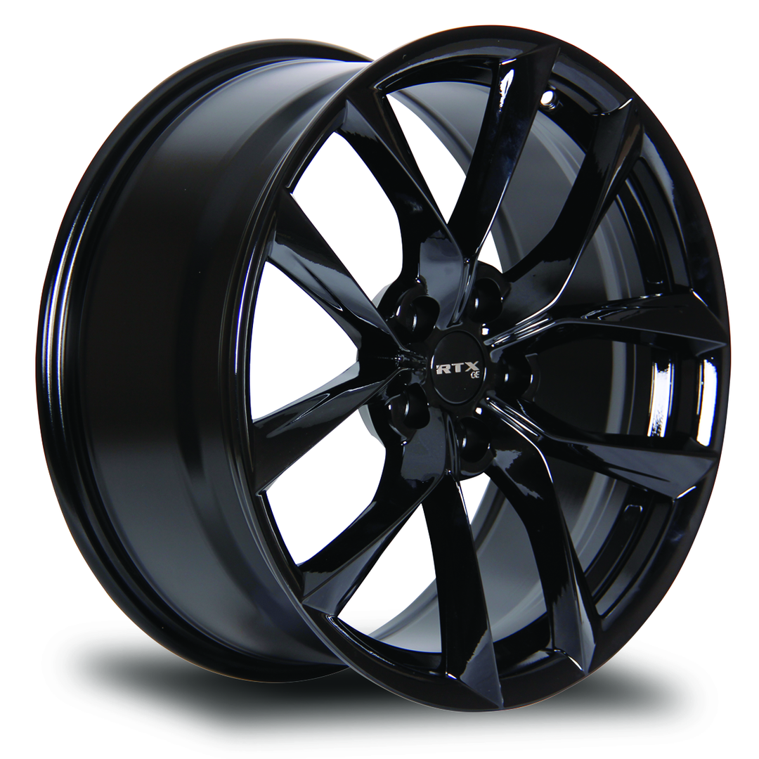 RTX SPIDER 19X8.5 5X120 35 64.1 GLOSS BLACK - TheWheelShop.ca