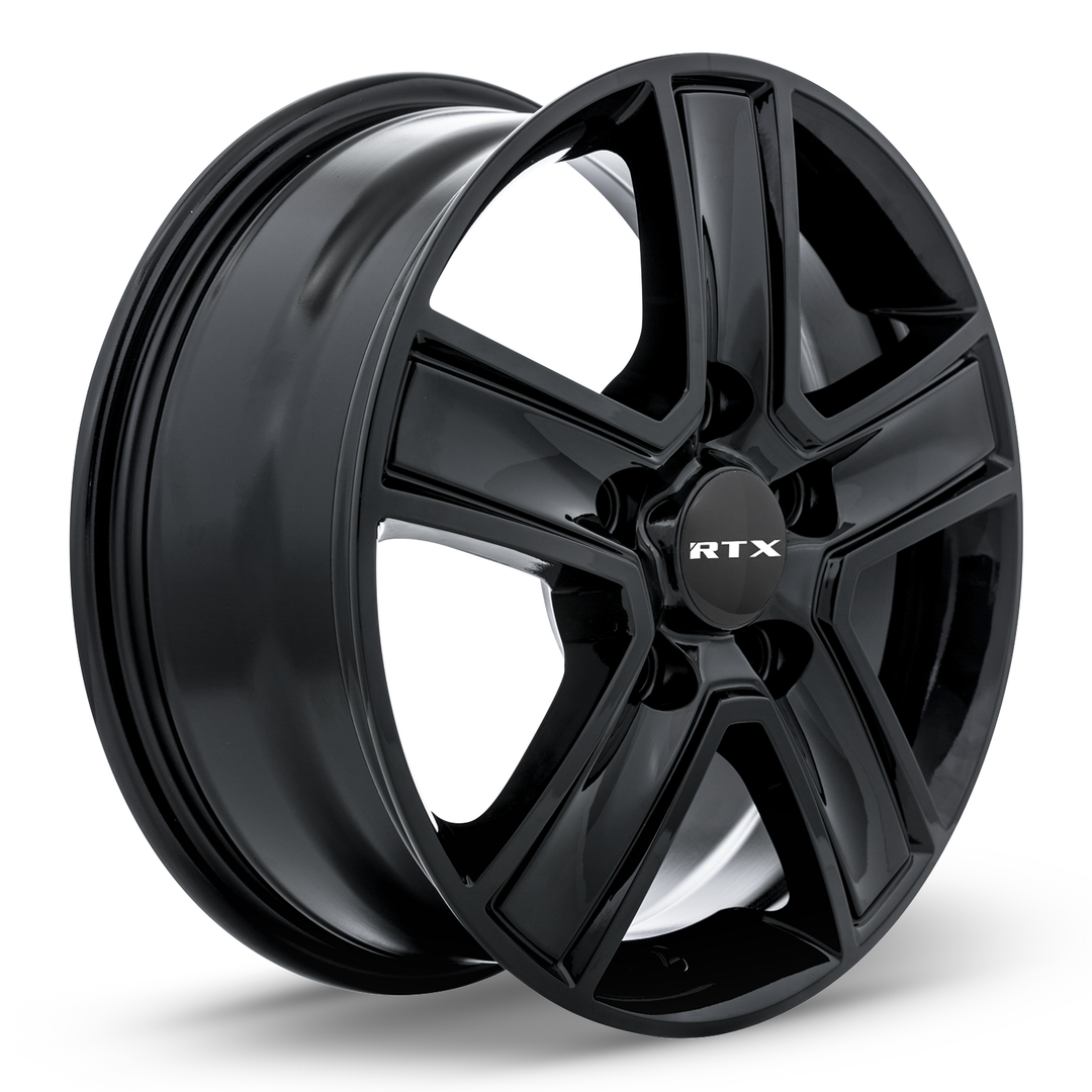 RTX TRANSIT 16X6.5 5X160 60 65.1 GLOSS BLACK