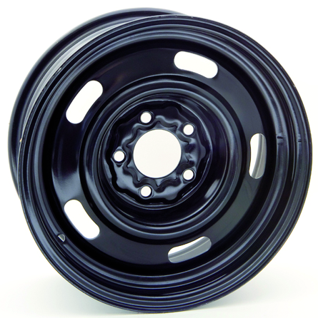 RT STEEL WHEEL 15X6 5X114.3 7 70.6 BLACK - TheWheelShop.ca