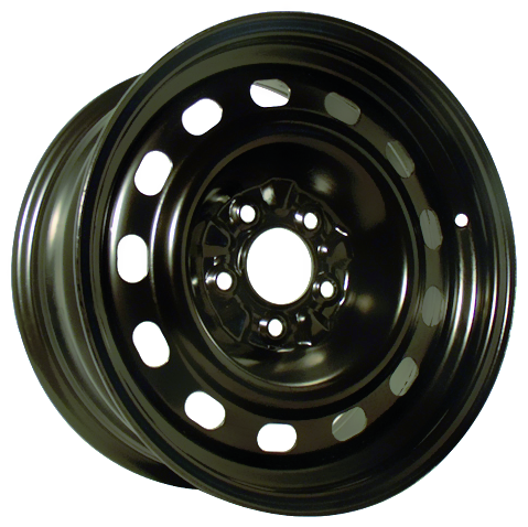 RT STEEL WHEEL 16X7 5X114.3 12 70.6 BLACK - TheWheelShop.ca