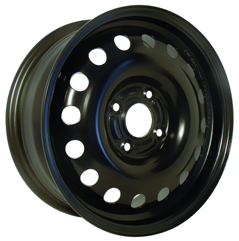 RT STEEL WHEEL 15X6 4X108 48 63.4 BLACK - TheWheelShop.ca