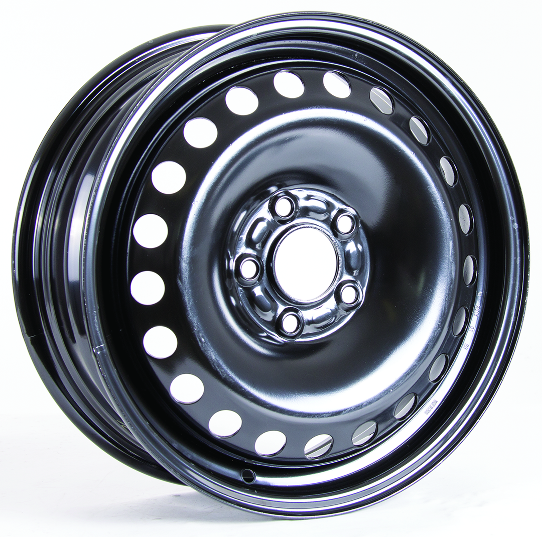 RT STEEL WHEEL 16X6 5X108 50 63.4 BLACK - TheWheelShop.ca
