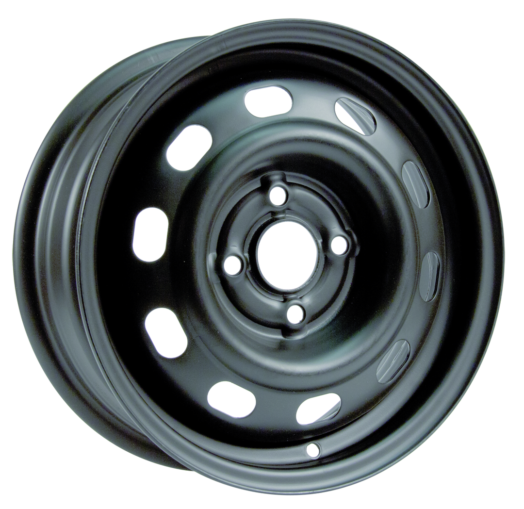 RT STEEL WHEEL 14X5.5 4X100 45 56.1 BLACK - TheWheelShop.ca