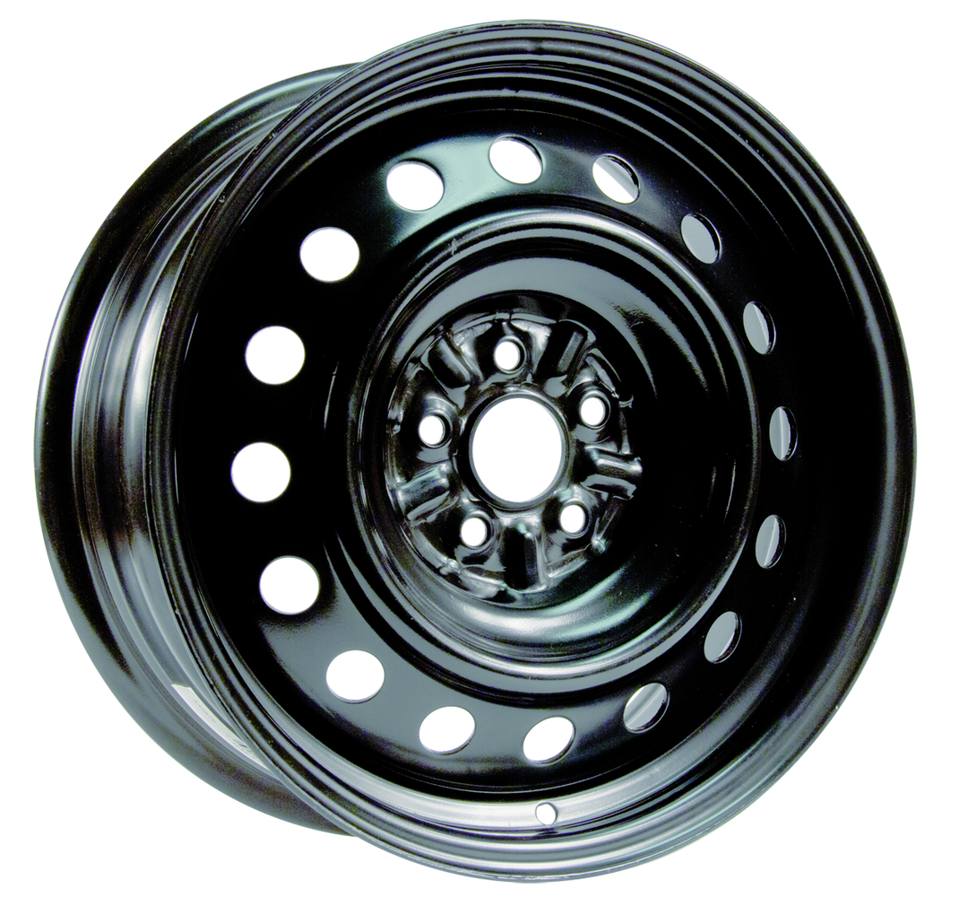 RT STEEL WHEEL 16X6.5 5X100 40 54.1 BLACK - TheWheelShop.ca