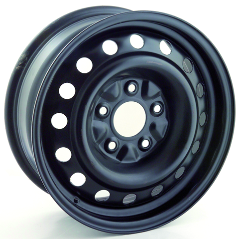 RT STEEL WHEEL 16X6.5 5X127 40 71.5 BLACK - TheWheelShop.ca