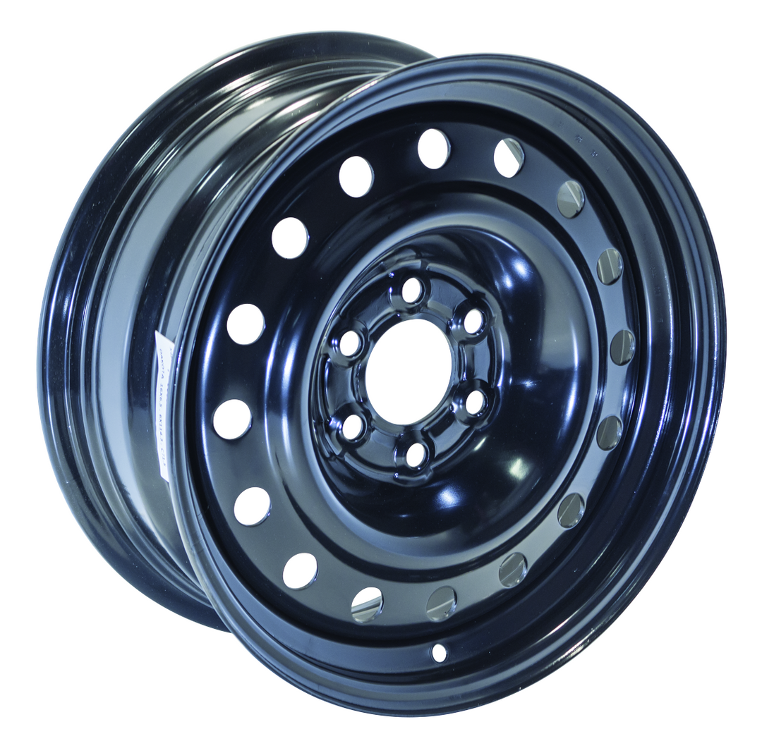 RT STEEL WHEEL 16X6.5 6X114.3 25 71.5 BLACK - TheWheelShop.ca