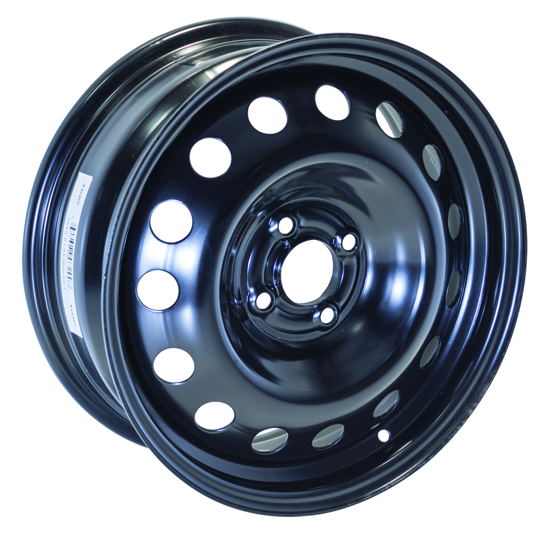 RT STEEL WHEEL 16X6.5 4X100 42 60.1 BLACK - TheWheelShop.ca