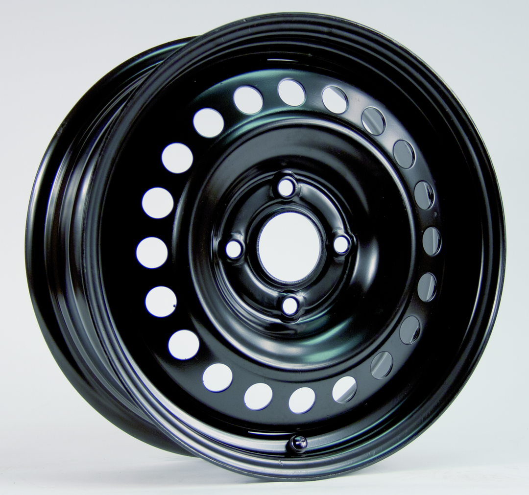 RT STEEL WHEEL 16X6.5 4X114.3 45 66.1 BLACK - TheWheelShop.ca