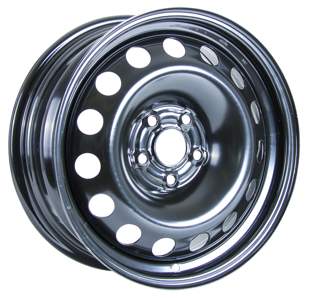 RT STEEL WHEEL 16X6.5 5X105 39 56.6 BLACK - TheWheelShop.ca