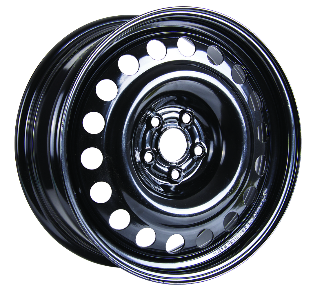 RT STEEL WHEEL 17X7 5X105 42 56.6 BLACK - TheWheelShop.ca
