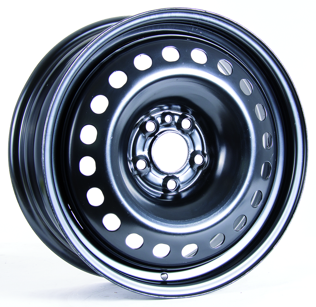 RT STEEL WHEEL 17X7 5X110 40 65.1 BLACK - TheWheelShop.ca