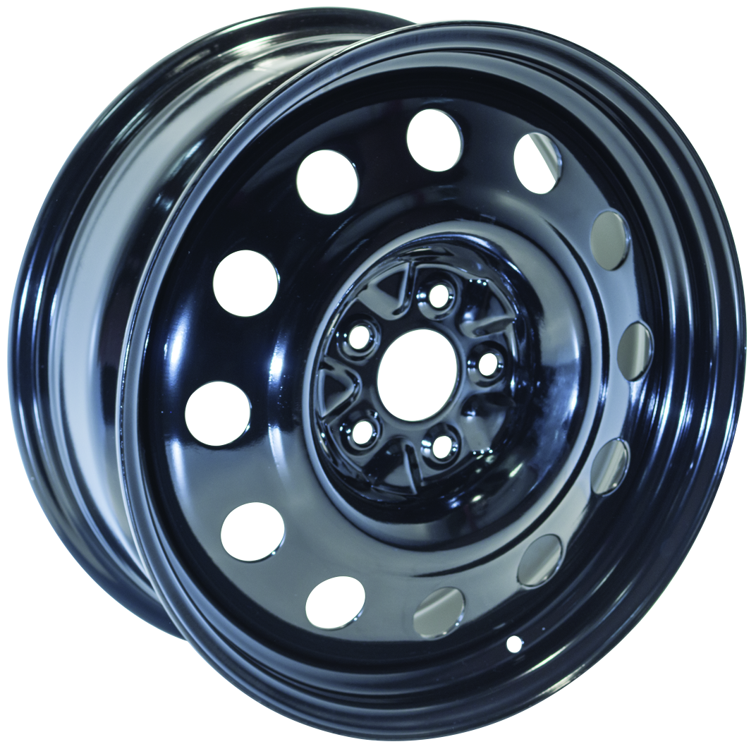 RT STEEL WHEEL 18X7 5X114.3 40 64.1 BLACK - TheWheelShop.ca
