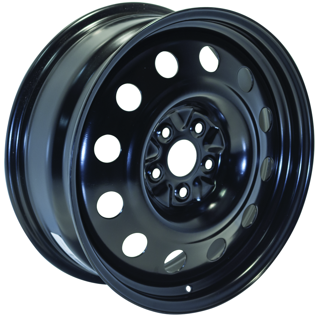 RT STEEL WHEEL 18X7 5X114.3 40 60.1 BLACK - TheWheelShop.ca