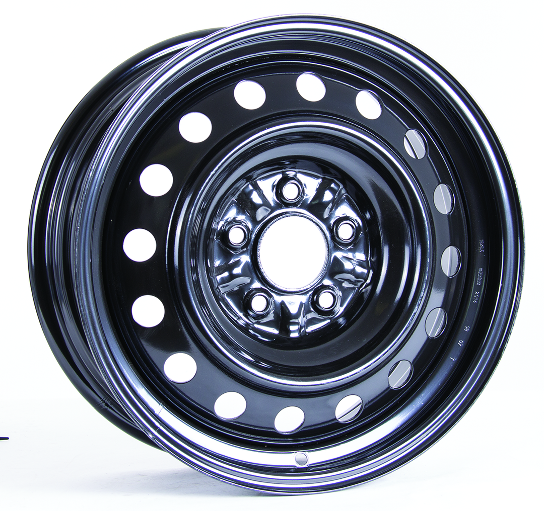 RT STEEL WHEEL 16X6.5 5X114.3 40 67.1 BLACK - TheWheelShop.ca