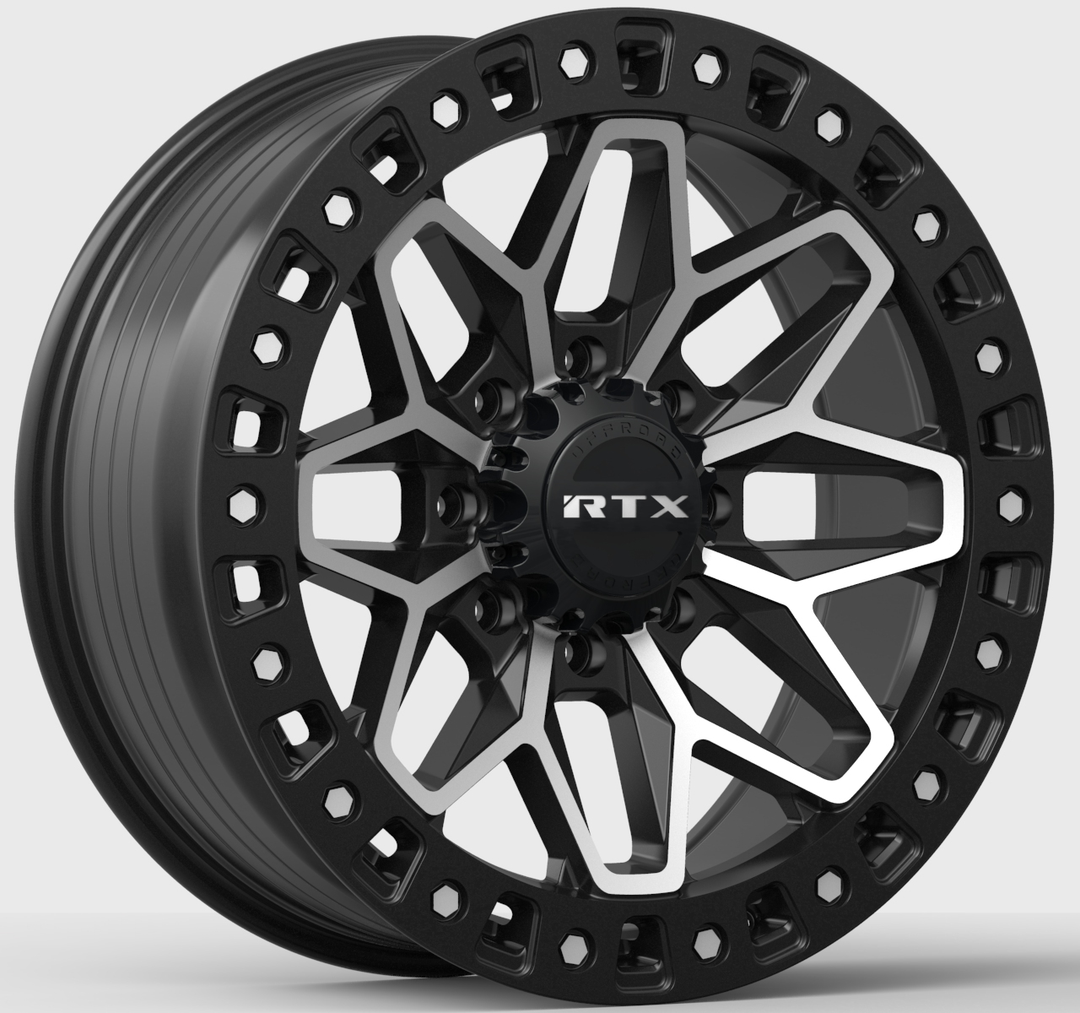 RTX Offroad Zion 17x9 8x170 20 125 Gloss Black Machined