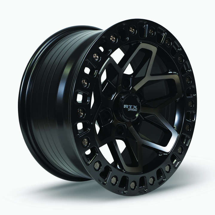 RTX ZION 17X9 5X127 -15 71.5 BLACK MACHINED TINTED BRONZE