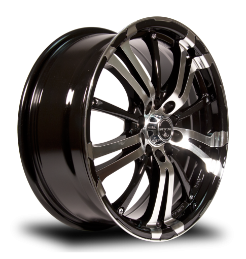 RTX ARSENIC 15X6.5 5X100 / 5X114.3 40 73.1 BLACK MACHINED - TheWheelShop.ca