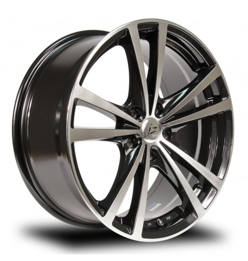RTX FORCE 15X6.5 5X114.3 45 73.1 BLACK MACHINED - TheWheelShop.ca