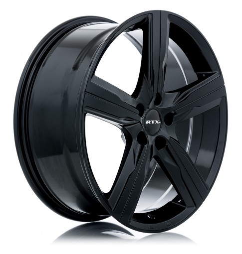 RTX LUND 19X8 5X108 38 63.4 SATIN BLACK - TheWheelShop.ca