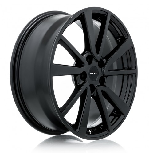 RTX ROGUE 18X8 5X114.3 35 66.1 GLOSS BLACK - TheWheelShop.ca