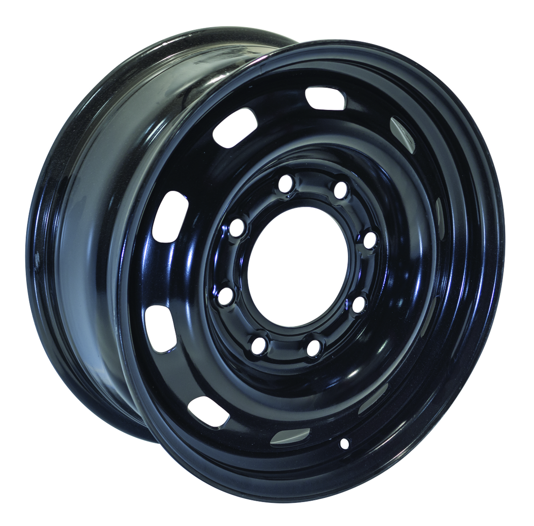 RT STEEL WHEEL 17X7 8X180 30 124.1 BLACK - TheWheelShop.ca