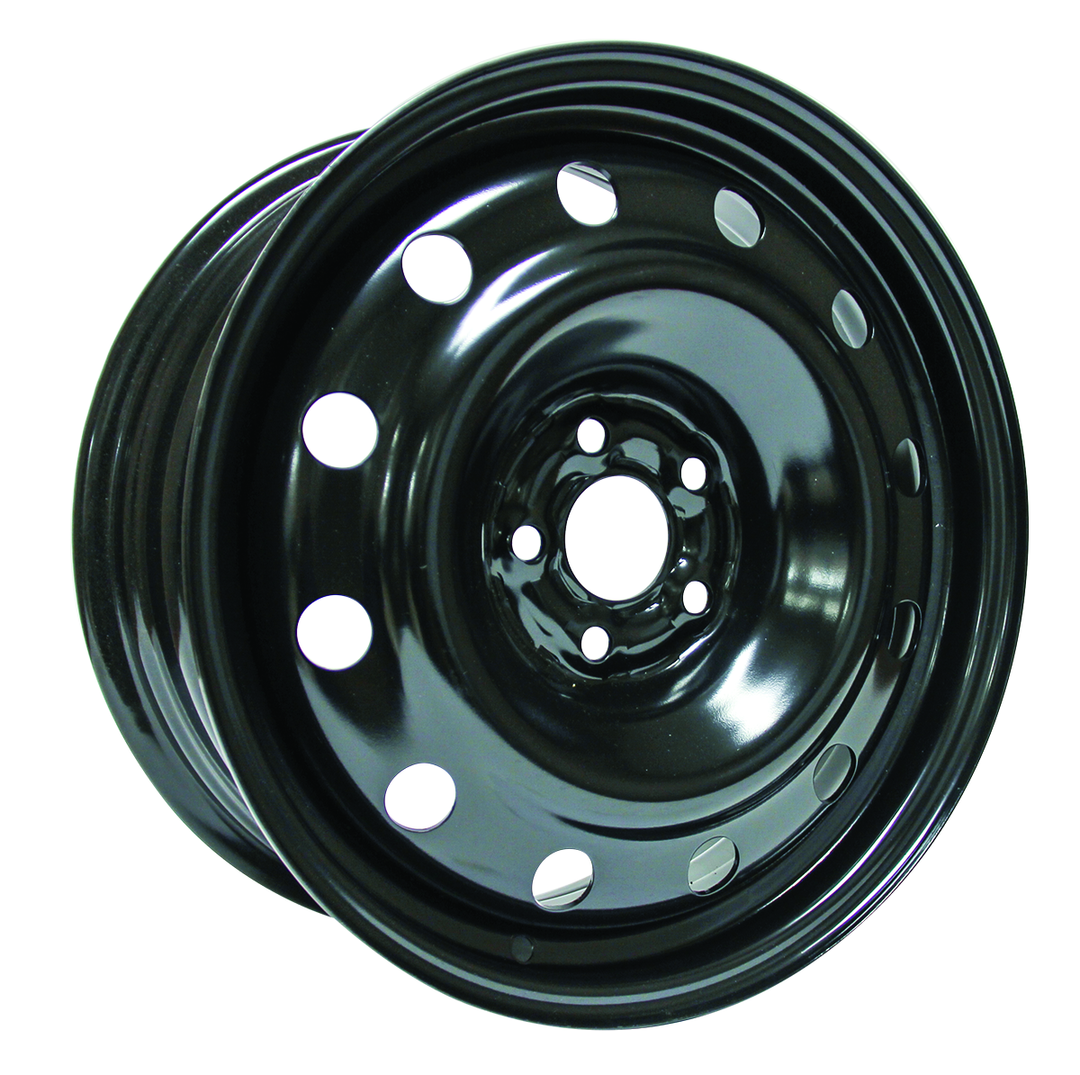 RT STEEL WHEEL 16X6.5 5X100 44 57.1 BLACK - TheWheelShop.ca