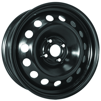 RT STEEL WHEEL 16X6.5 4X100 42 56.6 BLACK - TheWheelShop.ca