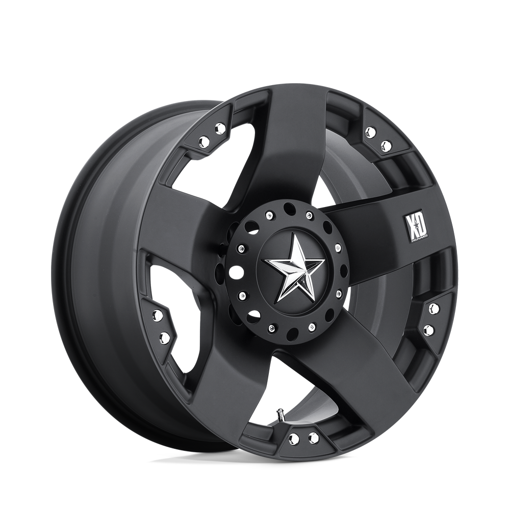XD WHEELS XD775 ROCKSTAR 22X9.5 5X127 / 5X139.7 12 78.1 MATTE BLACK