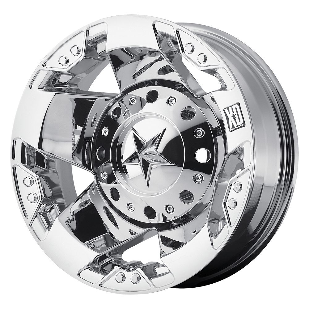XD WHEELS XD775 ROCKSTAR 16X6 8X170 -134 125.1 CHROME - REAR